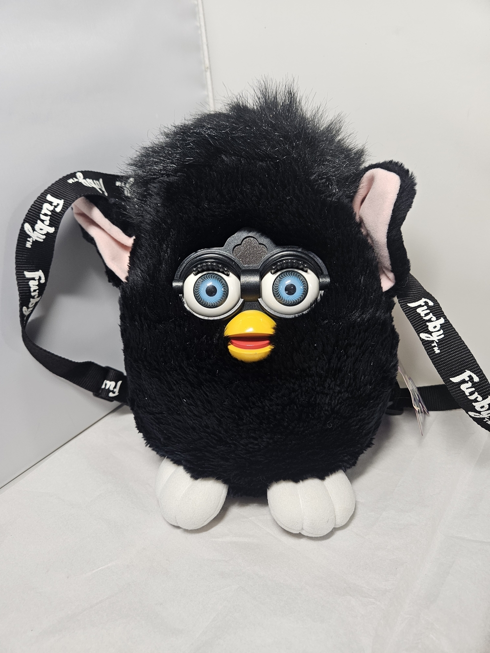 New Nwt RARE Black FURBY Backpack 1999. Y2k